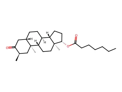 Dromostanolone enanthate structure