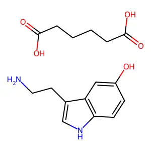 Serotonin adipate structure