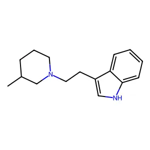 1H-Indole, 3-(2-(3-methyl-1-piperidinyl)ethyl)- structure