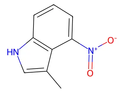 3-methyl-4-nitro-1H-indole structure