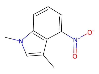1,3-dimethyl-4-nitro-1H-Indole structure