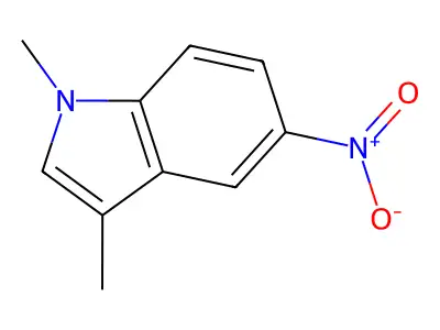 1,3-Dimethyl-5-nitro-1H-indole structure