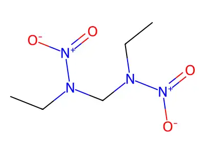 Methanediamine, N,N'-diethyl-N,N'-dinitro- structure