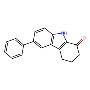 6-phenyl-2,3,4,9-tetrahydro-1H-carbazol-1-one structure