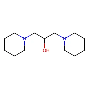 1,3-Di(piperidin-1-yl)propan-2-ol structure