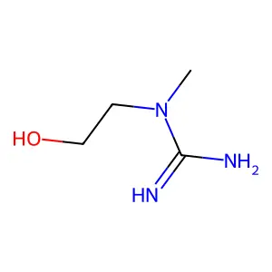 N-(2-Hydroxyethyl)-N-methylguanidine structure