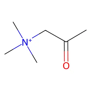 N,N,N-Trimethyl-2-oxo-1-propanaminium structure