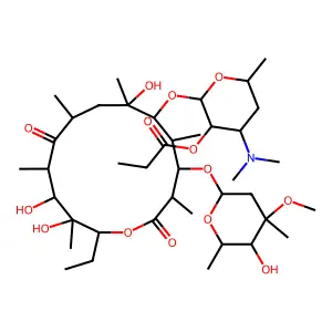 丙酸红霉素 structure