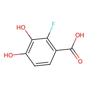 2-Fluoro-3,4-dihydroxybenzoic acid structure