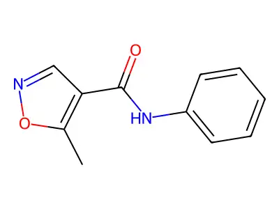 4-Isoxazolecarboxamide, 5-methyl-N-phenyl- structure