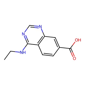 4-(Ethylamino)quinazoline-7-carboxylic acid structure
