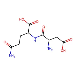 alpha-L-Aspartyl-L-glutamine structure
