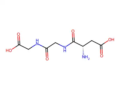 Glycyl-aspartyl-glycine structure