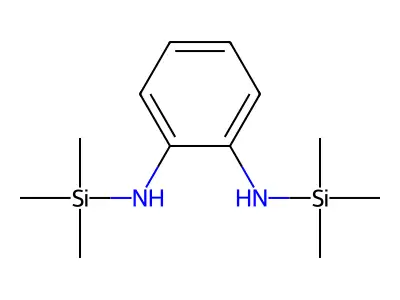 1,2-Benzenediamine, N,N'-bis(trimethylsilyl)- structure