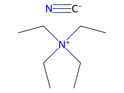四乙基氰化铵 structure