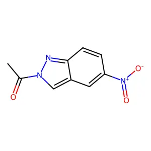 1-(5-Nitroindazol-2-yl)ethanone structure