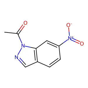 1-(6-Nitroindazol-1-yl)ethanone structure