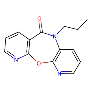 5-Propyl-dipyrido(2,3-b:3',2'-f)(1,4)oxazepin-6-(5H)-one structure