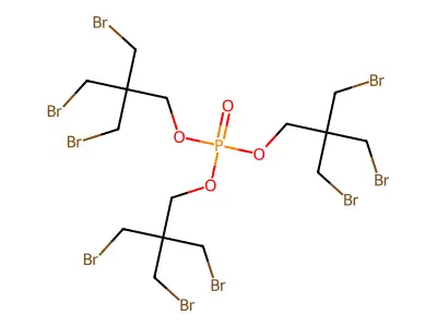 Tris(tribromoneopentyl) phosphate structure