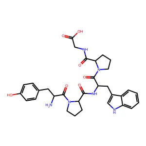Casomorphin, trp(3)- structure