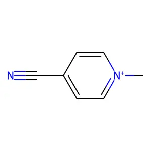 Pyridinium, 4-cyano-1-methyl- structure