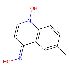 4-(羟氨基)-6-甲基喹啉1-氧化物 structure