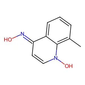 4-(羟氨基)-8-甲基喹啉1-氧化物 structure