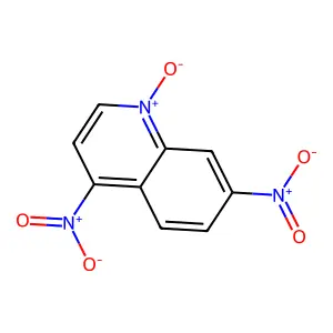 4,7-二硝基喹啉N-氧化物 structure