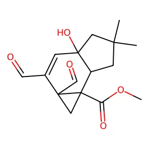 Methyl 9beta-hydroxymarasmate structure