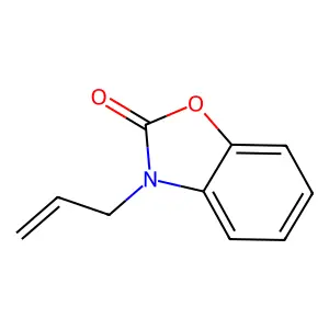 2-Benzoxazolinone, 3-allyl- structure