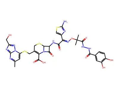 Chemical Compound (C31H31N11O10S3) structure