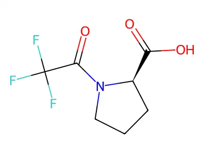 1-(三氟乙酰基)吡咯烷-2-甲酸 structure