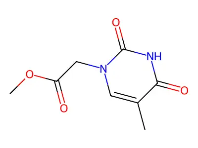 Methyl 2-(5-Methyl-2,4-dioxo-1,2,3,4-tetrahydropyrimidin-1-yl)acetate structure