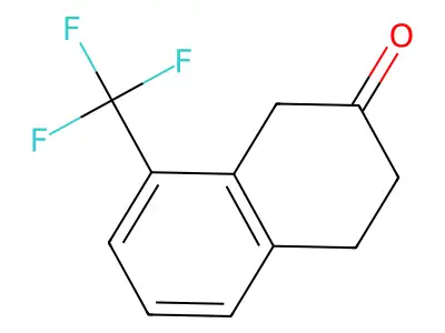 8-(trifluoromethyl)-3,4-dihydro-1H-naphthalen-2-one structure