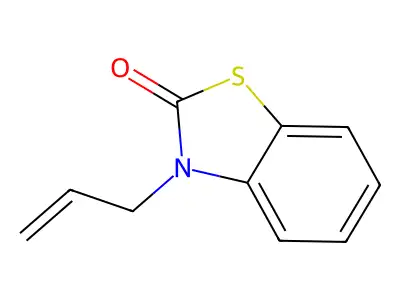 3-Allyl-2,3-dihydro-1,3-benzothiazol-2-one structure