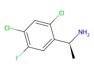 1-(2,4-Dichloro-5-fluorophenyl)ethan-1-amine structure