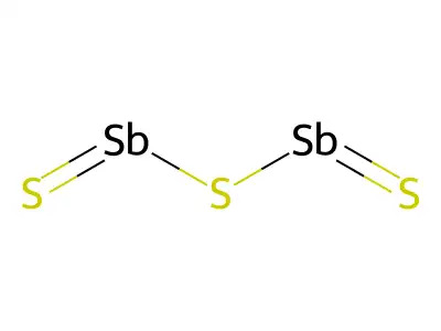 三硫化二锑 structure