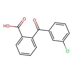 2-(3-氯苯甲酰基)苯甲酸 structure