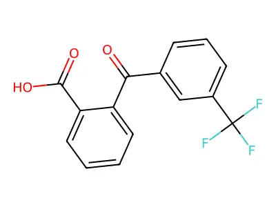 2-[3-(trifluoromethyl)benzoyl]benzoic Acid structure