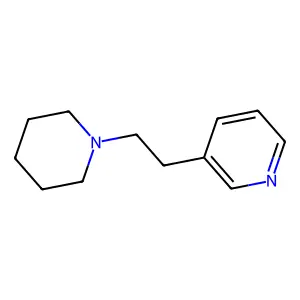 Piperidine, 1-(2-(3-pyridyl)ethyl)- structure