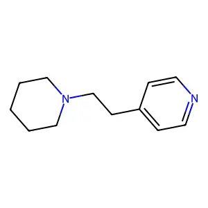 4-[2-(1-Piperidinyl)ethyl]pyridine structure