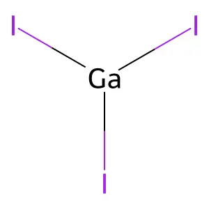 碘化镓 structure