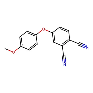 4-(4-甲氧基苯氧基)-1,2-苯二甲腈 structure
