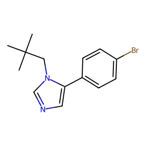 5-(4-Bromophenyl)-1-(2,2-dimethylpropyl)imidazole structure
