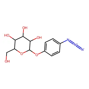 4-Azidophenylglucopyranoside structure