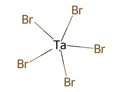 五溴化钽 structure