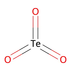 三氧化碲 structure