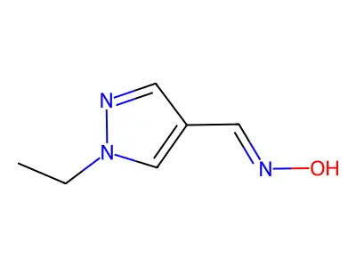 (4Z)-1-Ethylpyrazole-4-carbaldehyde oxime structure