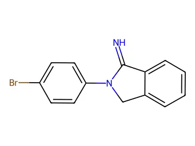2-(4-Bromophenyl)isoindolin-1-imine structure