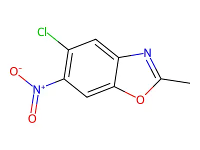 5-Chloro-2-methyl-6-nitro-1,3-benzoxazole structure